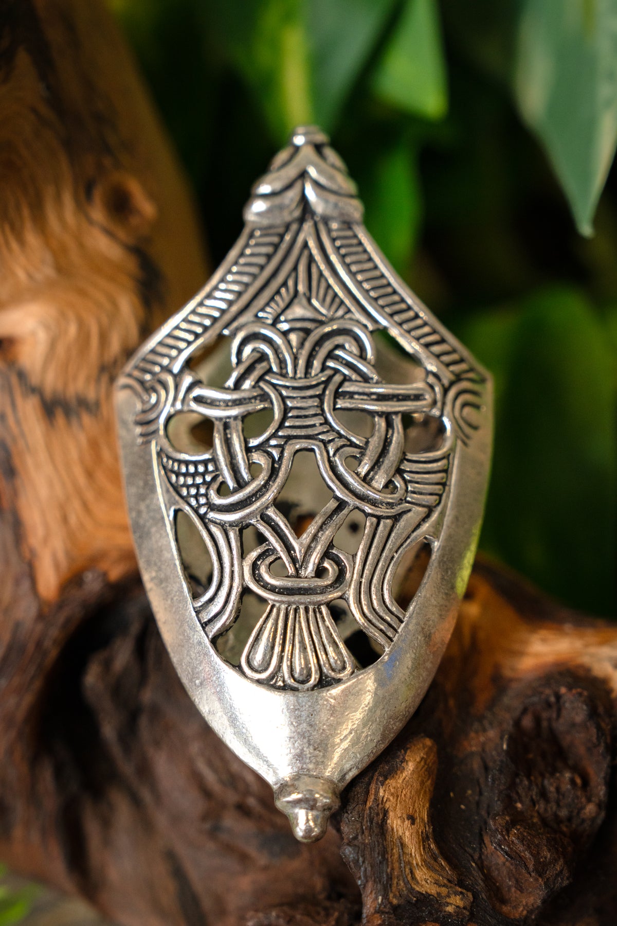 Puntera de vaina Valleberga, plateada