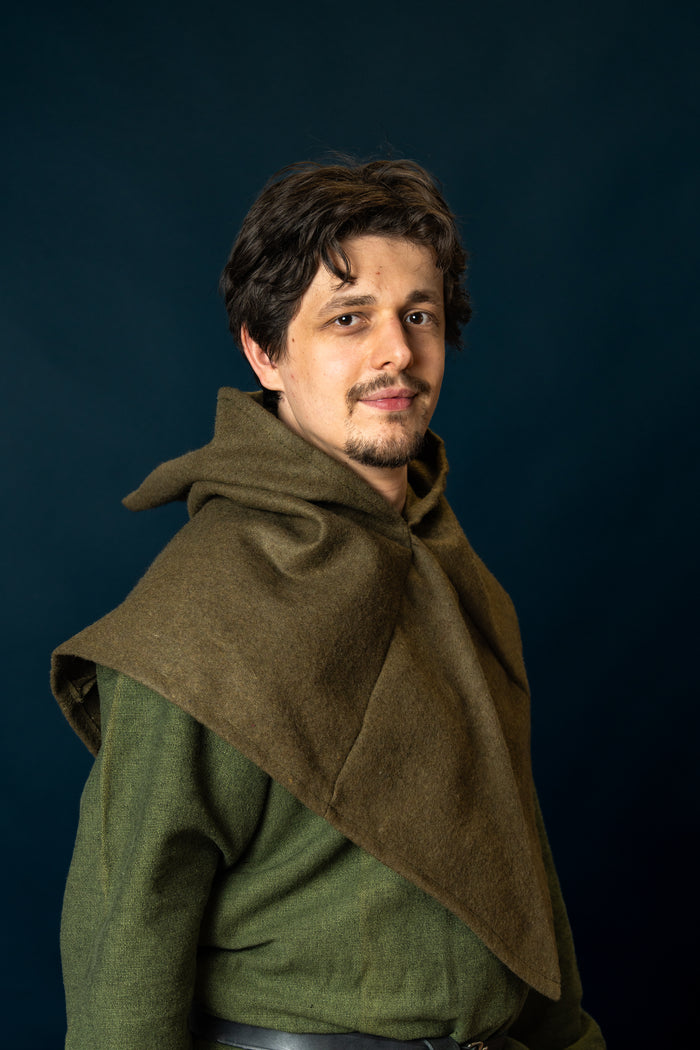 Chaperon Skjoldehamm, wool blend, autumn green