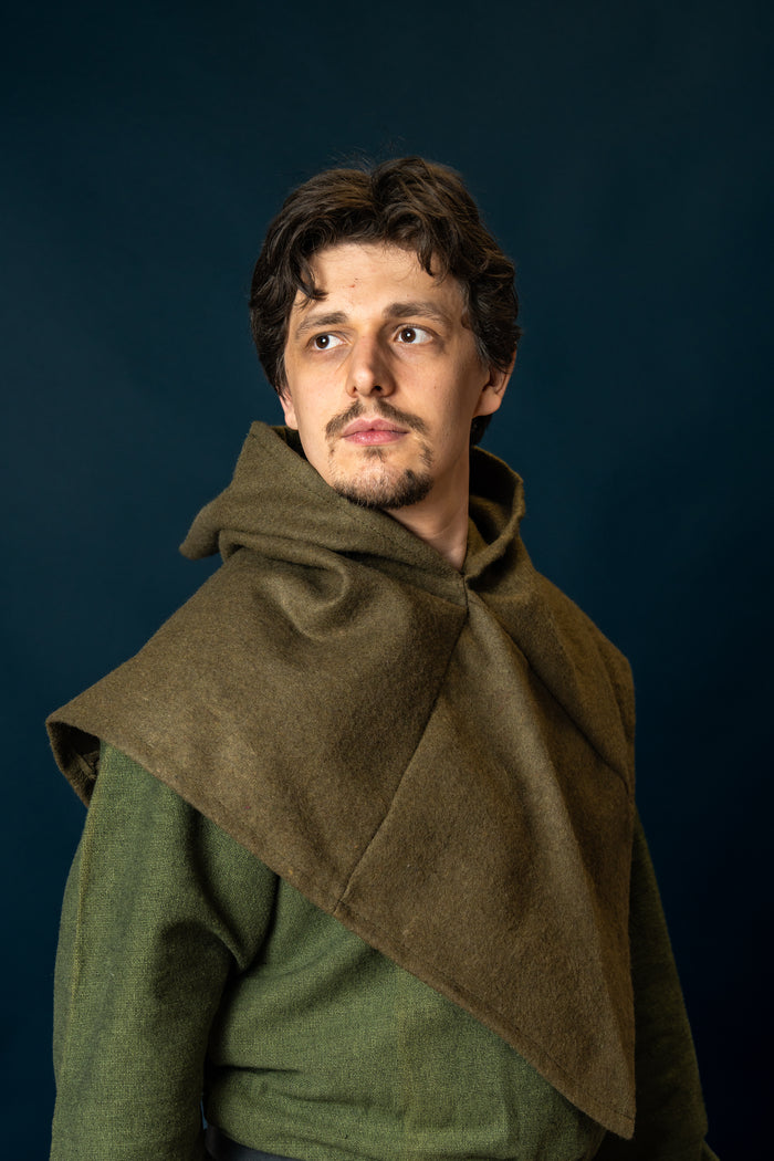 Chaperon Skjoldehamm, wool blend, autumn green