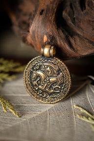 Bracteate amulet Zeeland, bronz