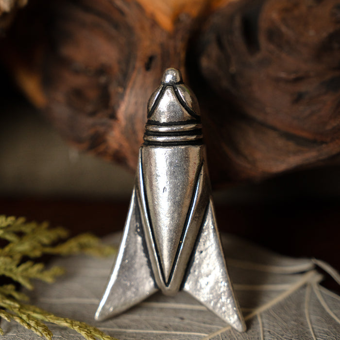 Germansk romersk fibula Pannonia, försilvrad