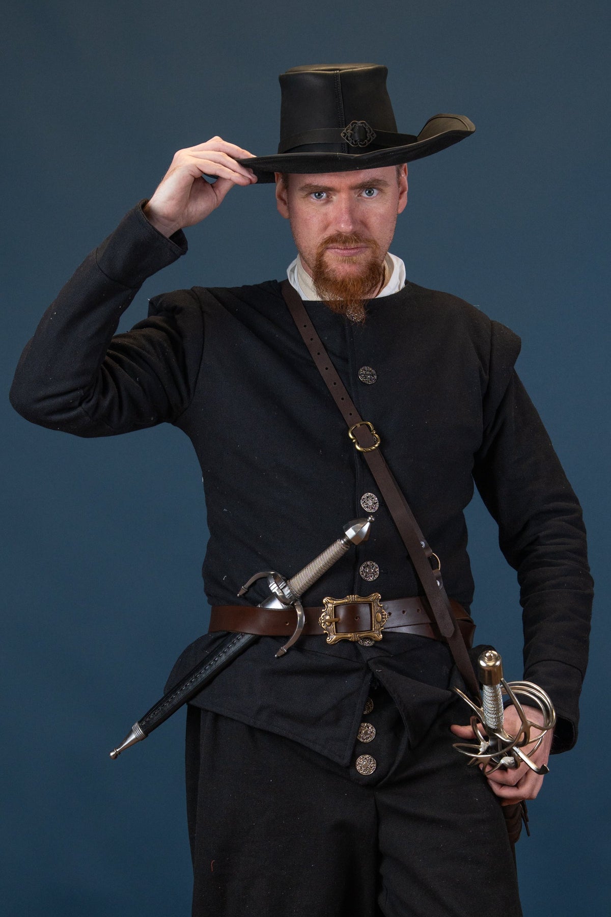 Doublet de la fin du XVIe siècle, noir