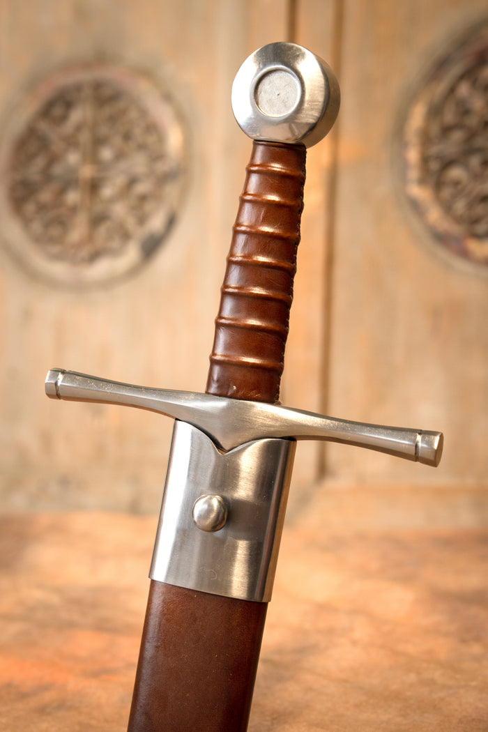 Medeltida svärd Eloy, slött, stridsredo