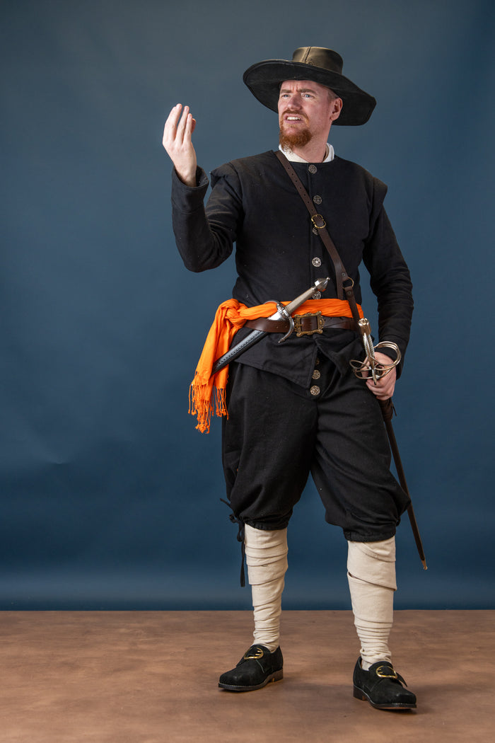 Tilly Renaissance broek, zwart