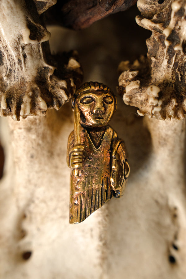 Viking Valkyrie-amulett Hårby, brons