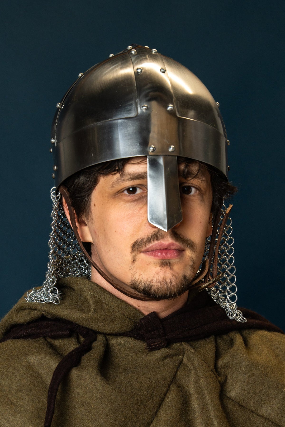 Wikinger-Spangenhelm mit Kettengeflecht, 1–1,2 mm