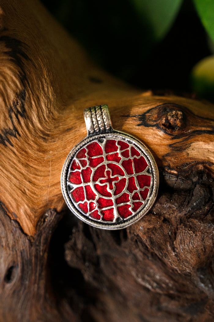 Merovingian pendant Hoen, silvered bronze