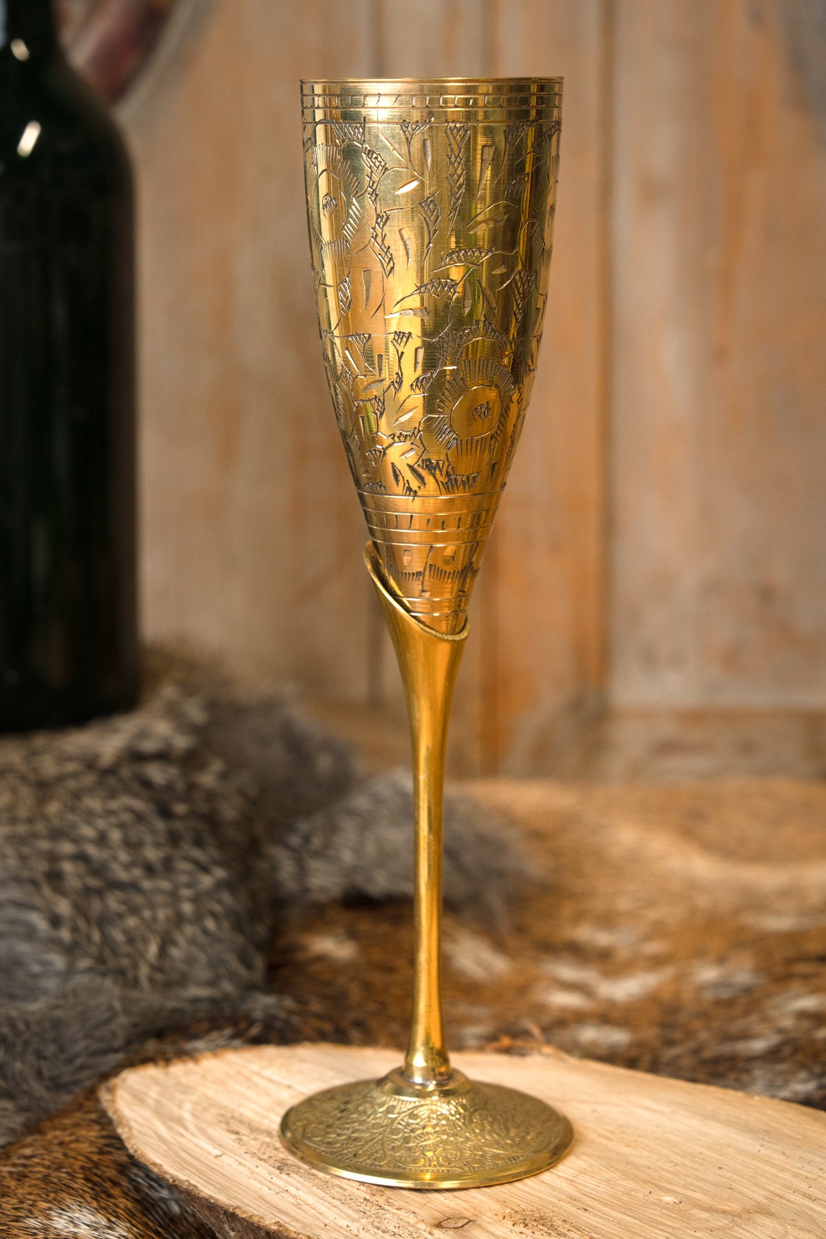 Calice in ottone del XV secolo