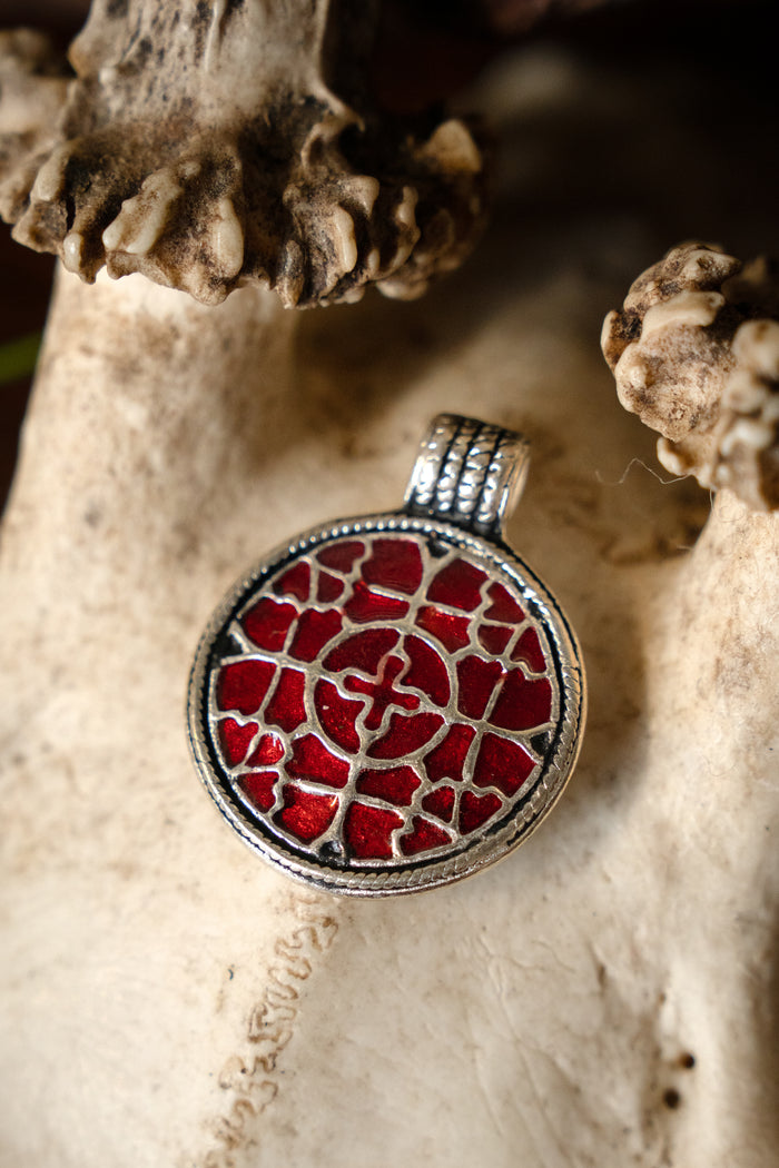 Merovingian pendant Hoen, silvered bronze