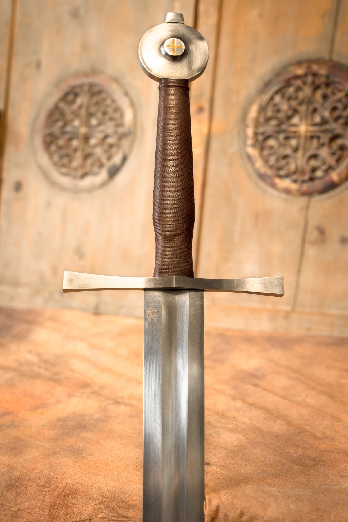 Temple Church Schwert, gehärtet, halbscharf