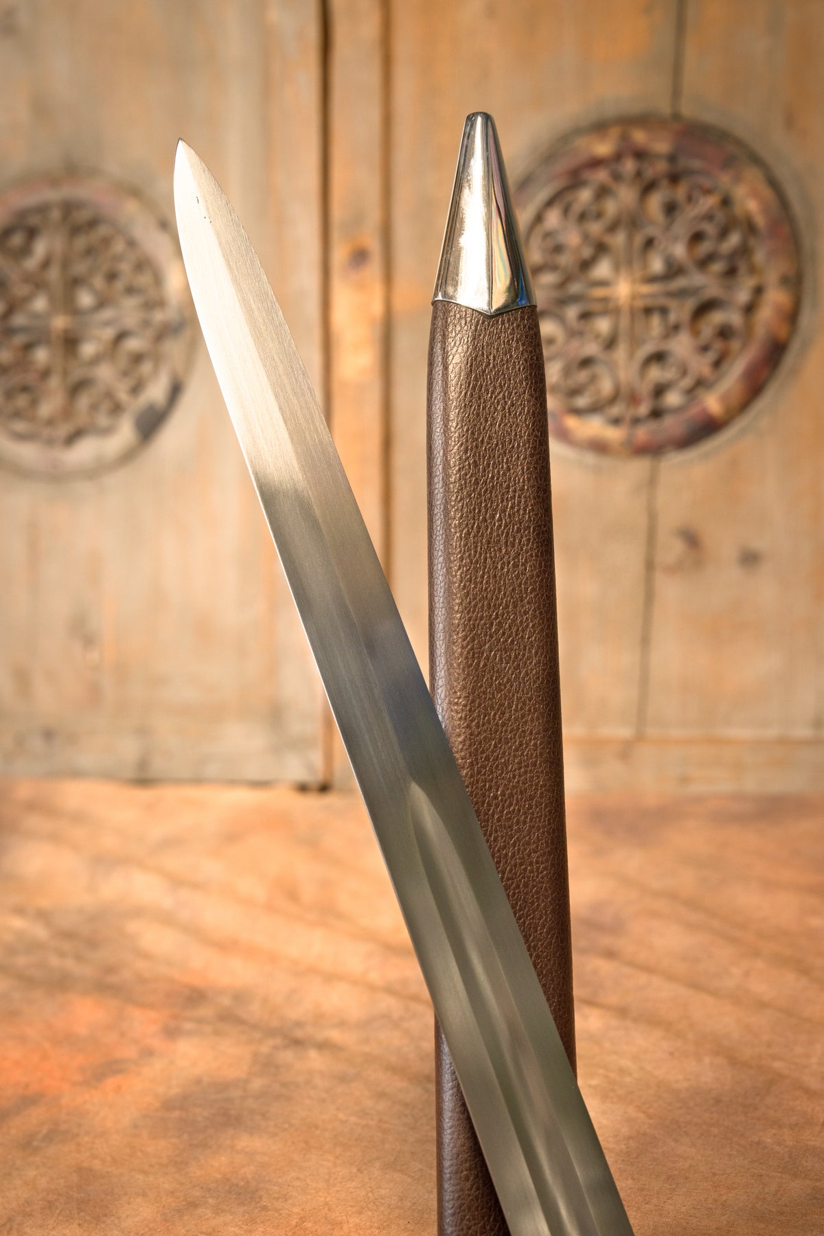 Temple Church Schwert, gehärtet, halbscharf