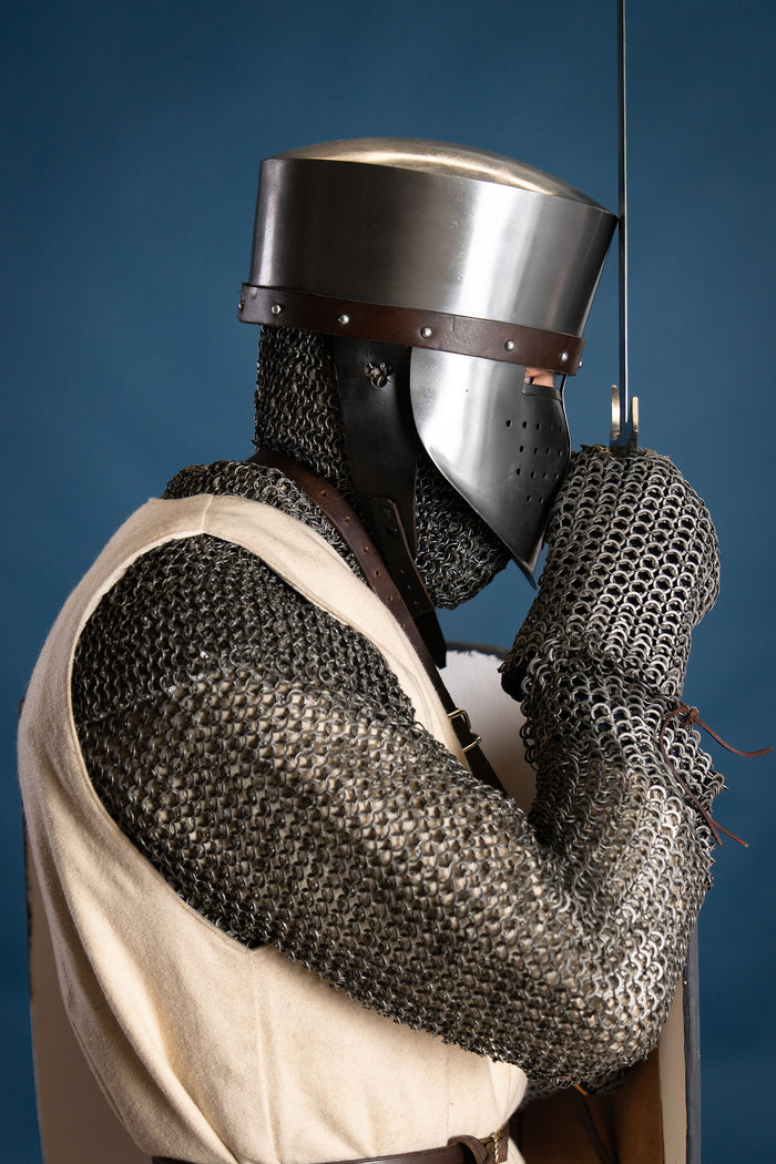 Middeleeuwse ridderhelm Laurin, 1.3 mm