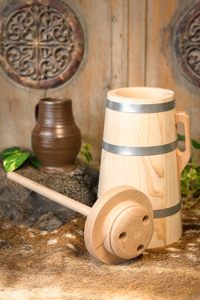 Wooden churn