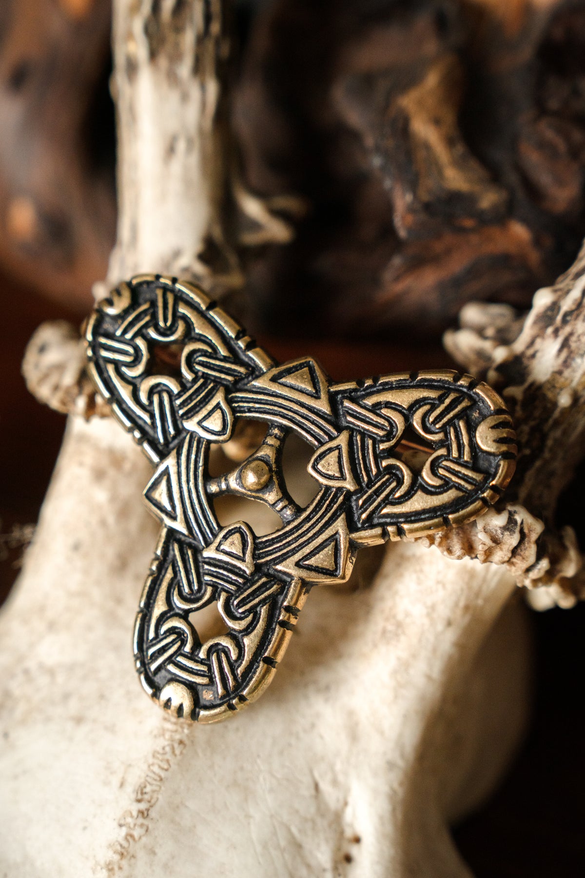 Borre-stil fibula Smolensk, bronze