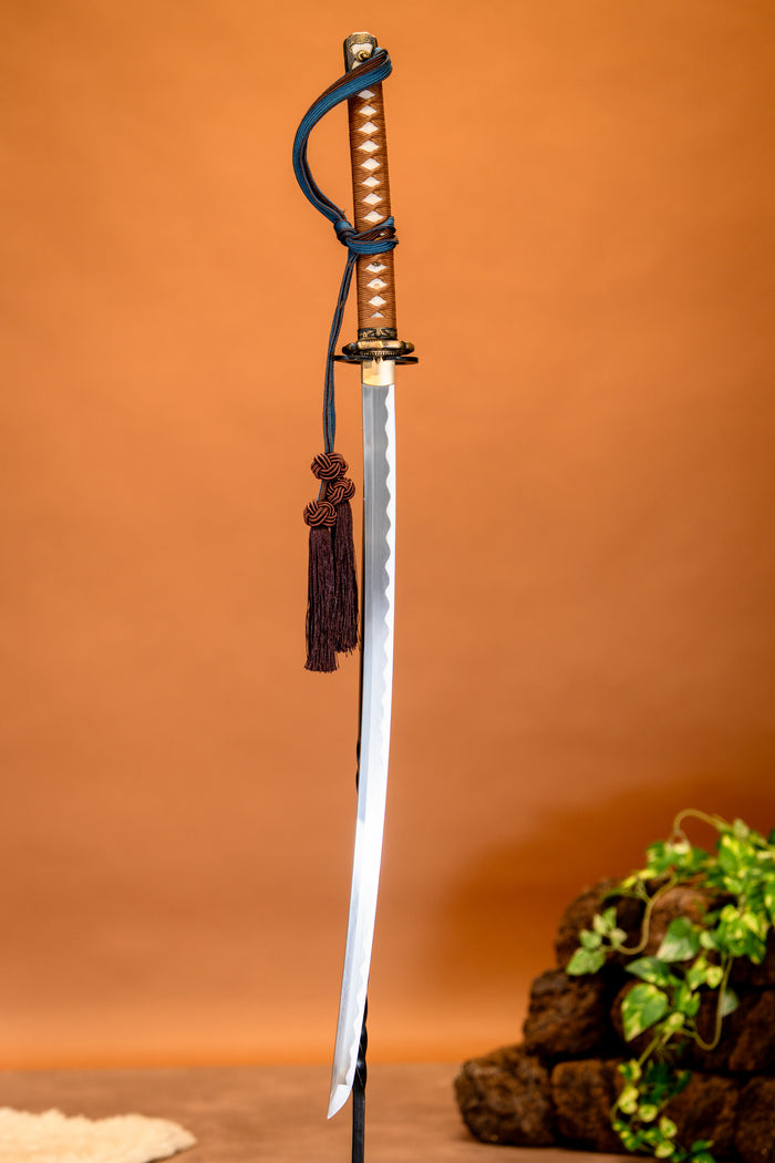 Gunto katana (militær katana), skarp