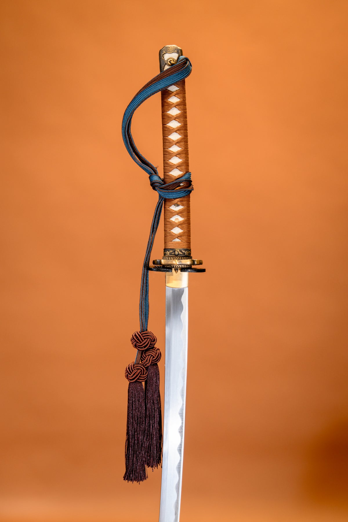 Gunto katana (militær katana), skarp