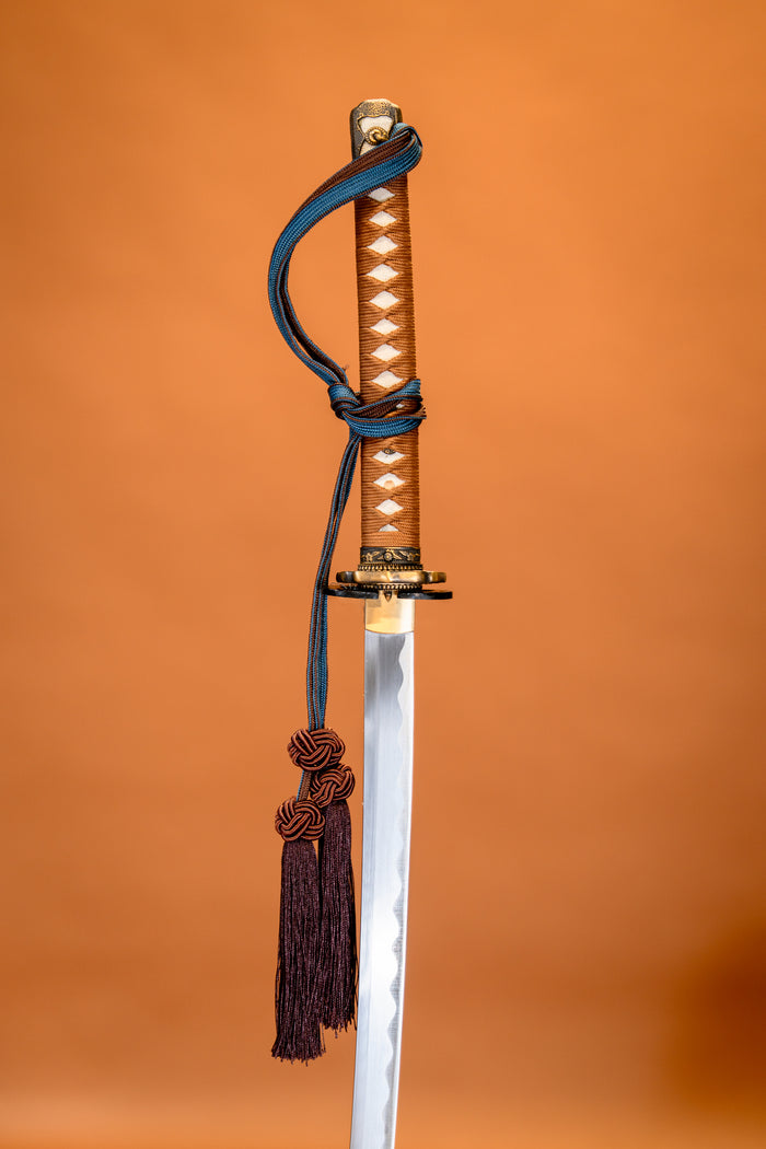 Gunto katana (militær katana), skarp