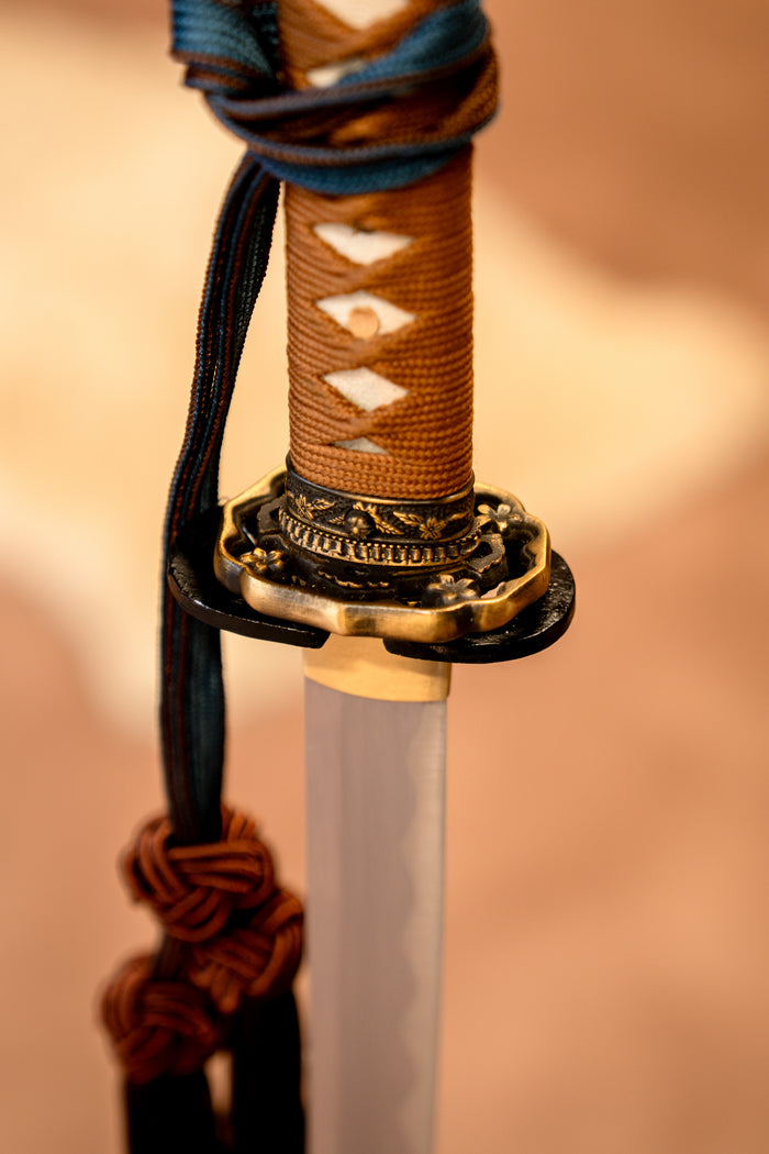 Gunto katana (militær katana), skarp