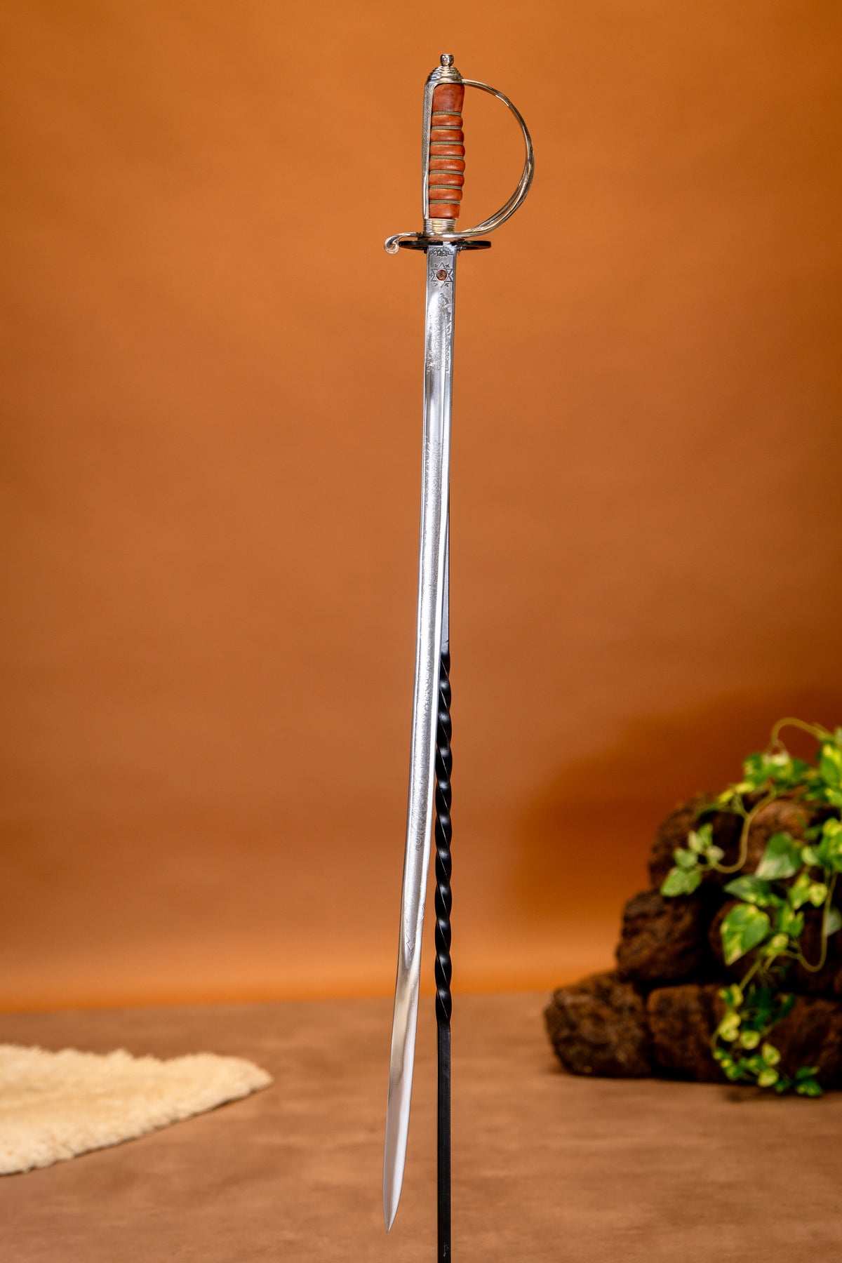 Sabre d'artillerie britannique 1821, semi-tranchant
