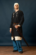 Normandy tunic, william, Linen - Black