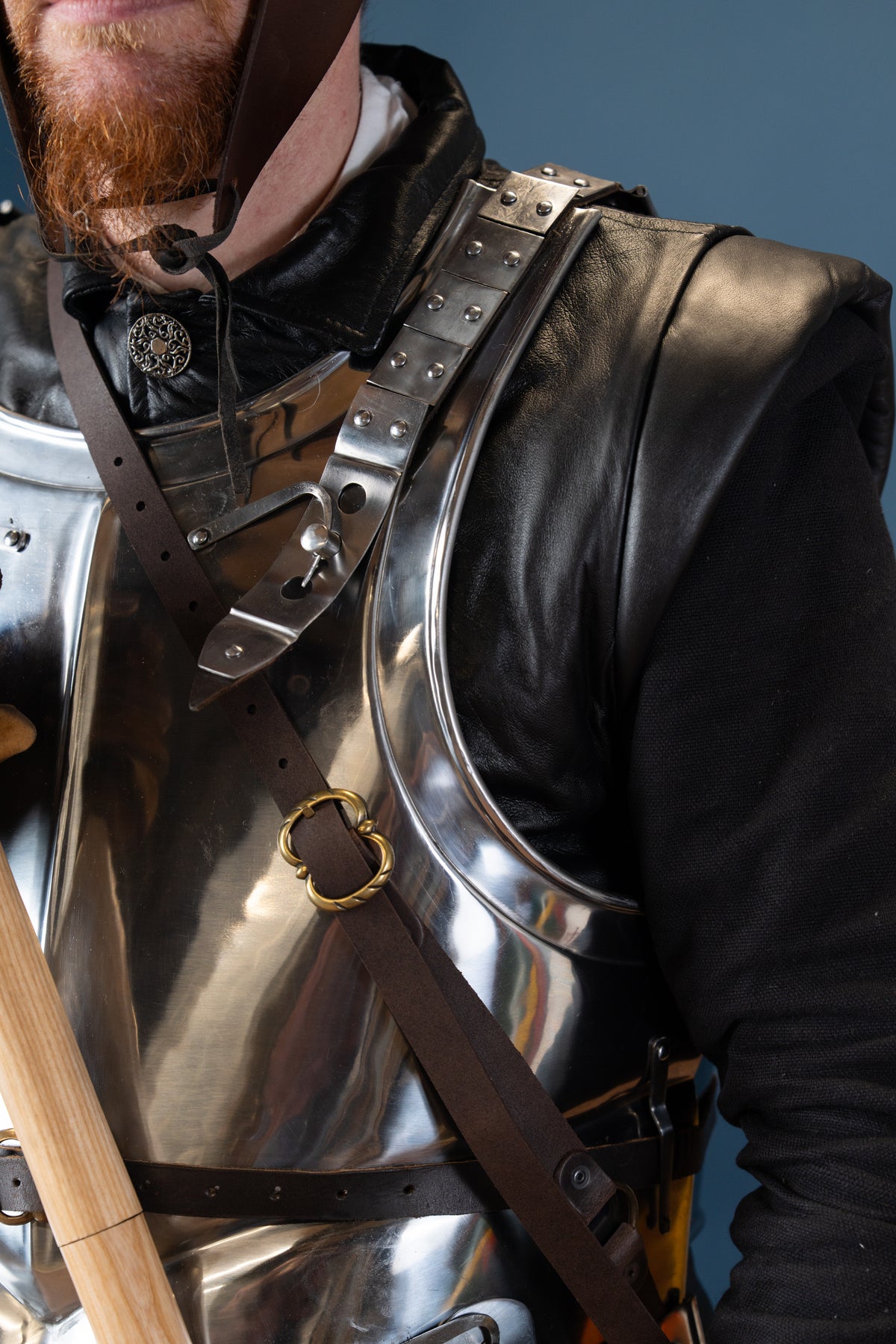 Leather jacket Tilly, 16th - 17th century, black