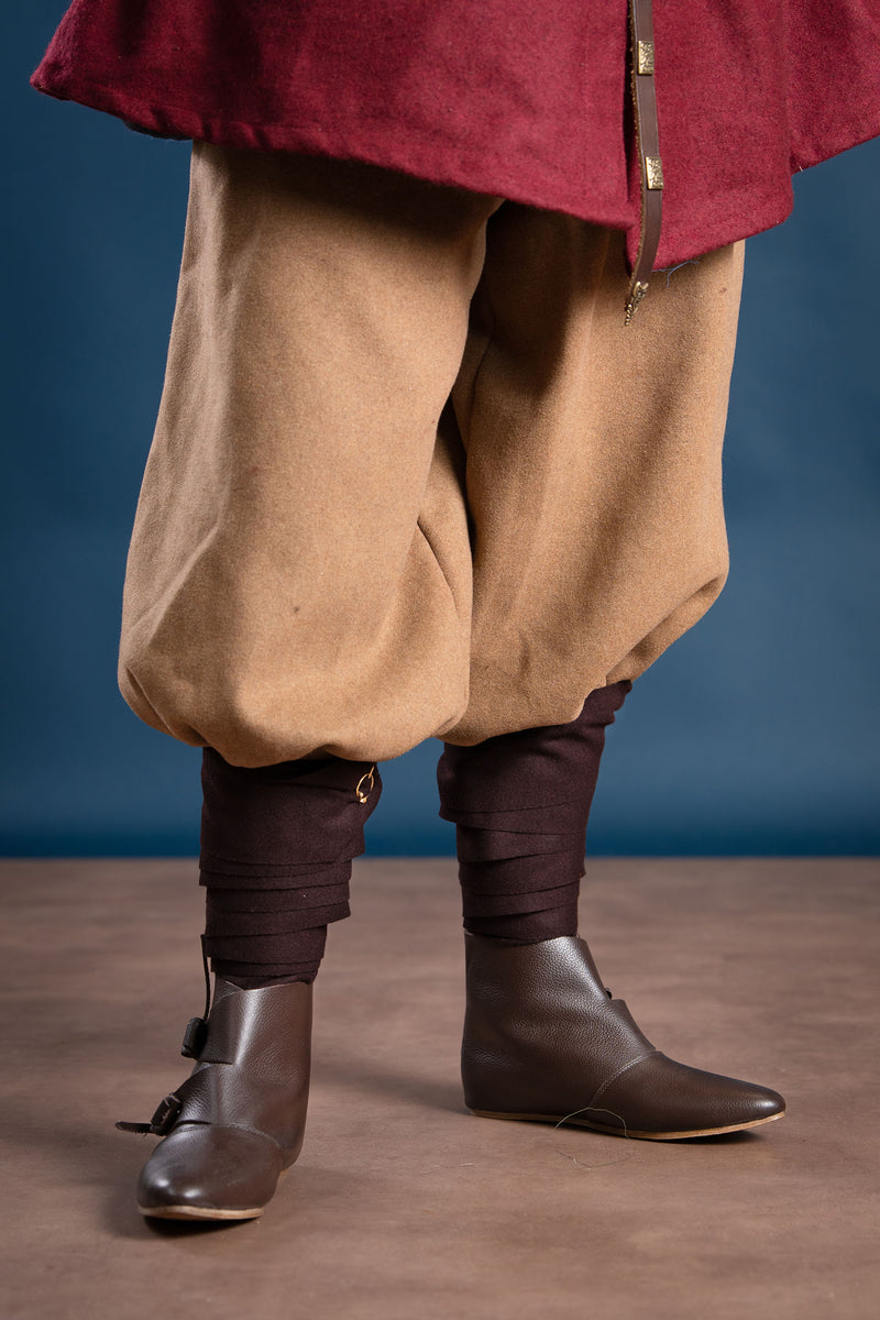 Benbindingsvikler Hredulf, brun, uldblanding