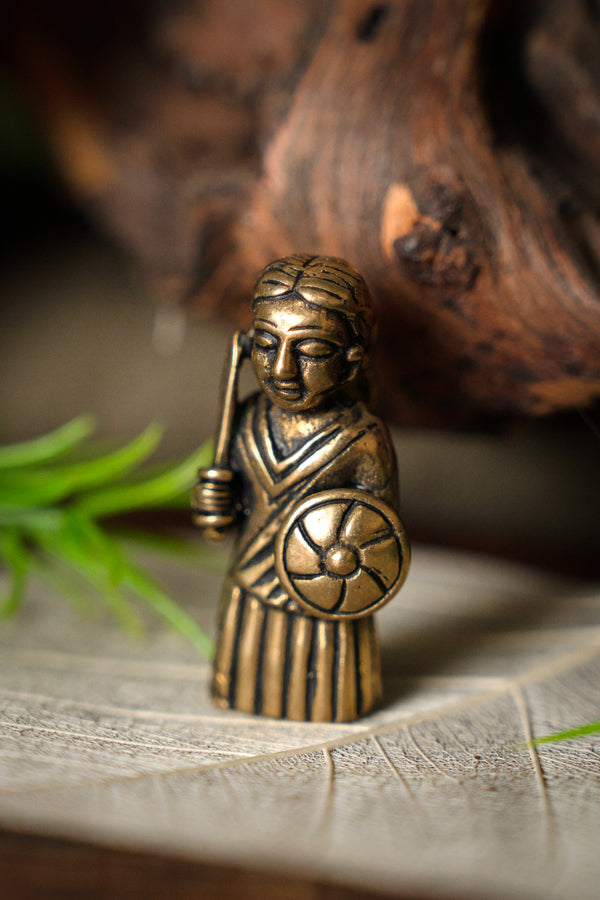 Amulette Valkyrie de Hårby, bronze