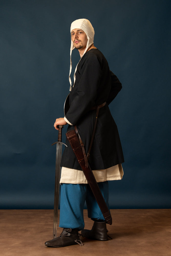 Normandy tunic, william, Linen - Black