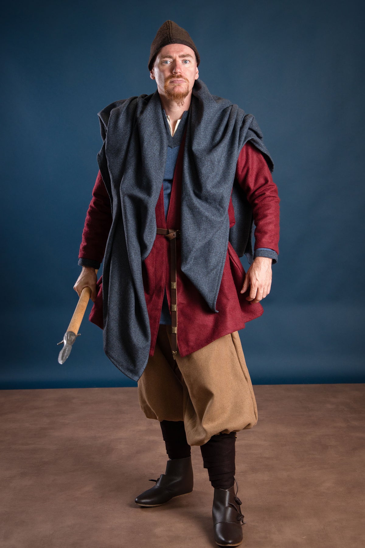 Vikingahätta Ari, 100 procent ull, brun