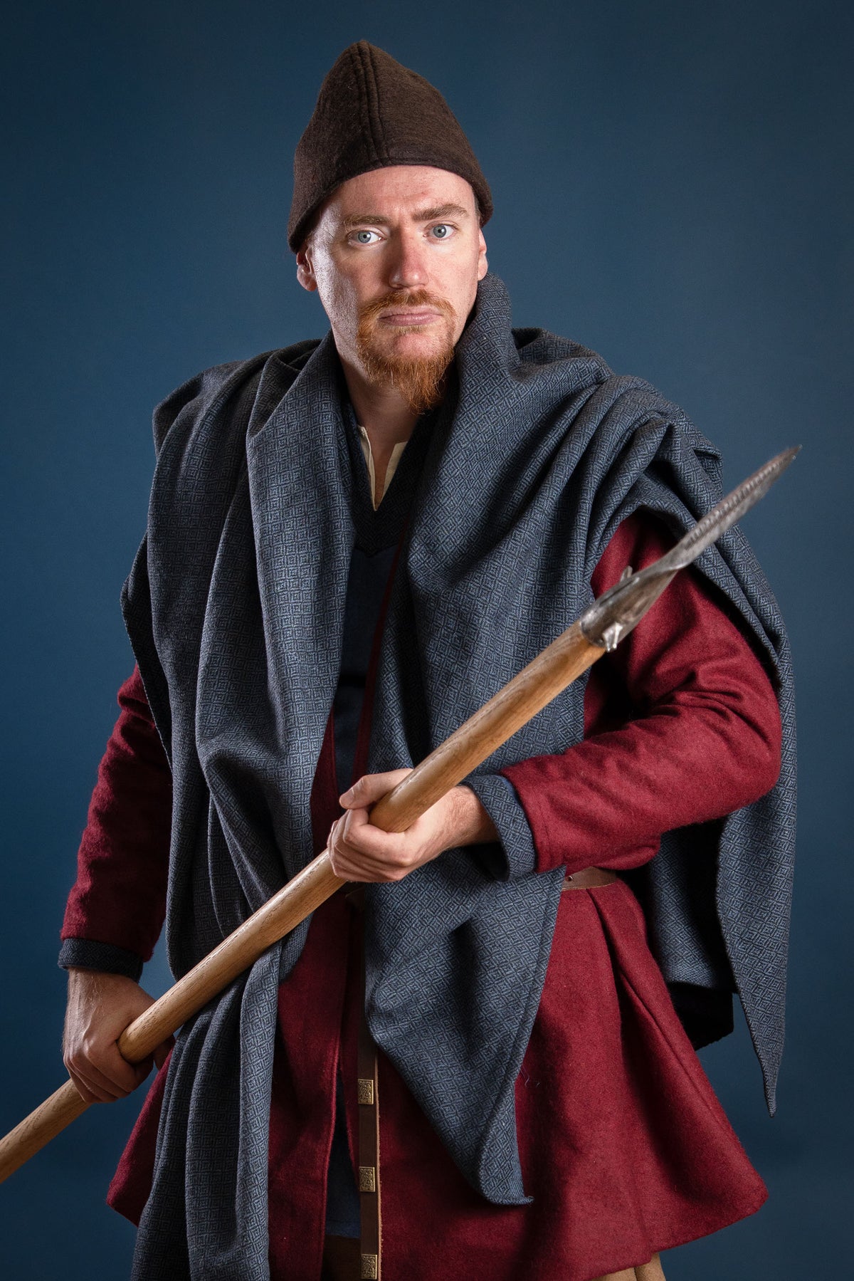 Vikingahätta Ari, 100 procent ull, brun