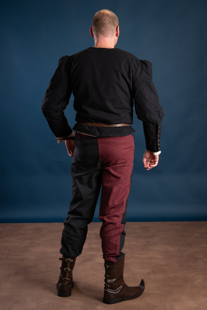 Poulaines medievales, marrón