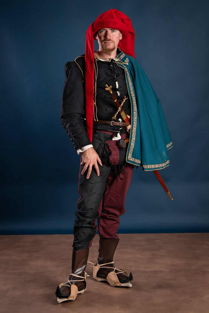 Mandilion, musketierkappe François, grønn