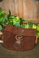 Sacoche de ceinture dragon, brun