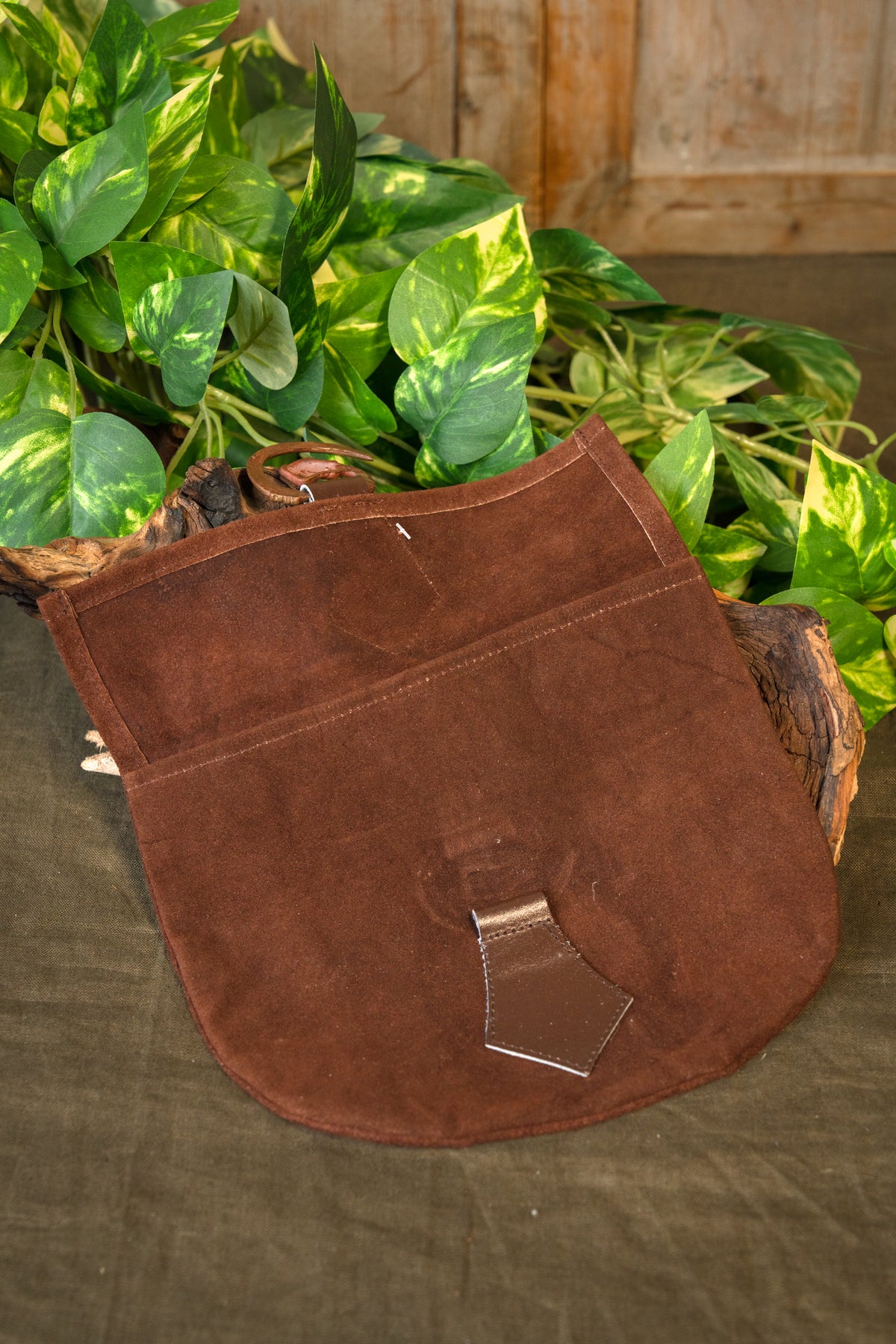 Sacoche de ceinture dragon, brun