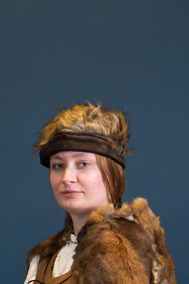 Viking cap Ragi, brown, wool blend