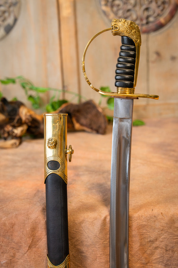 British flank infantry sabre 1803, semi-sharp