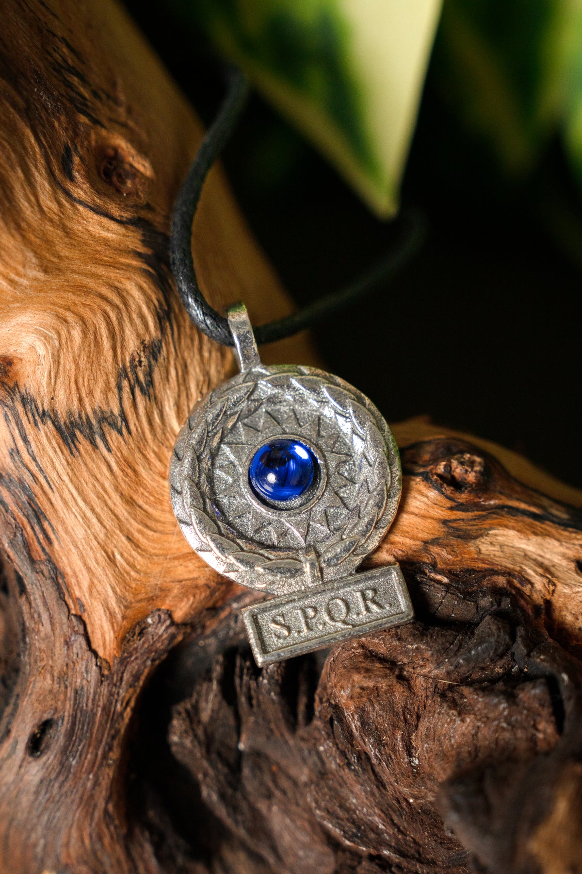 SPQR hanger, blauw, tin
