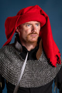 Gugel Jan van Eyck, rot, Wolle