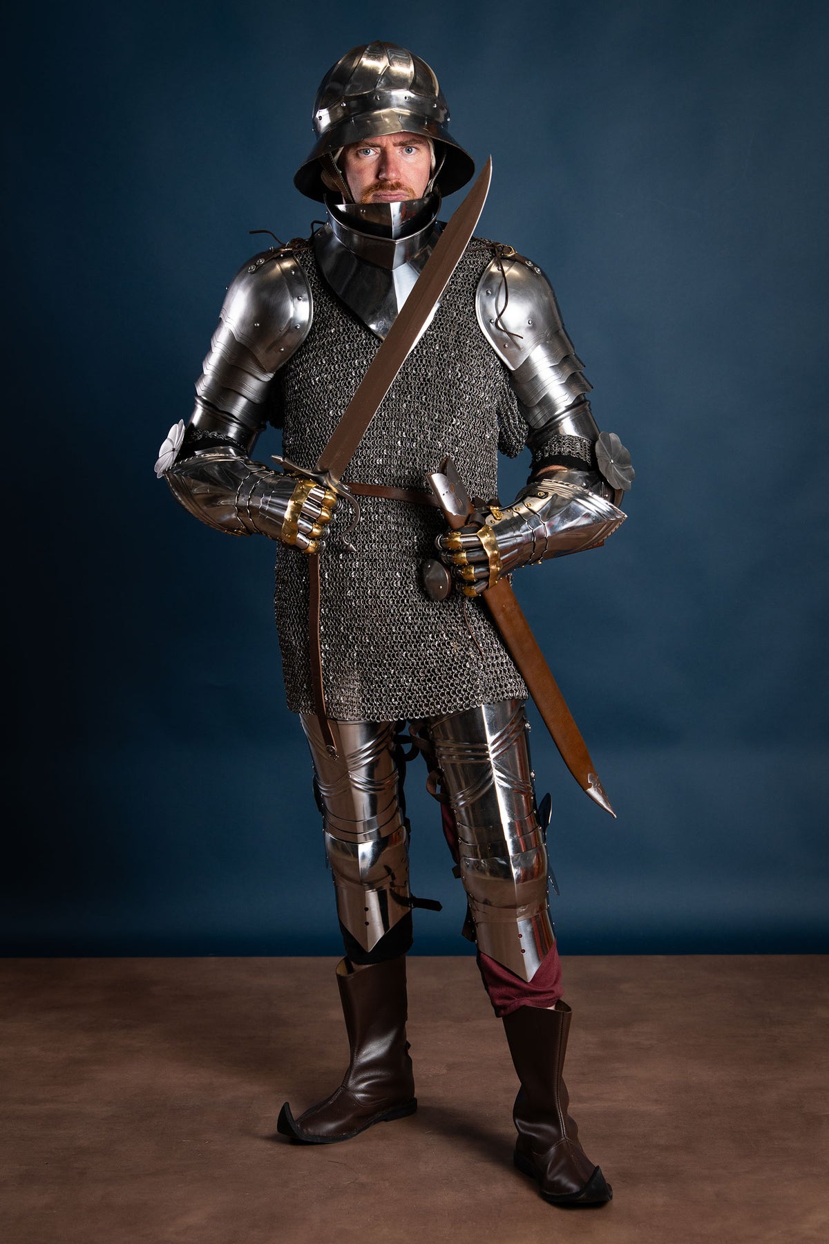 Chapel de fer bourguignonne du 15ème siècle, 1,6 mm