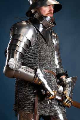 Vambraces gothiques, armure de bras, 1,6 mm