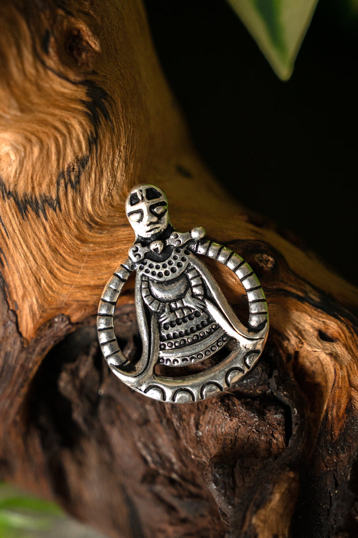 Wikiński amulet Freji, posrebrzany brąz