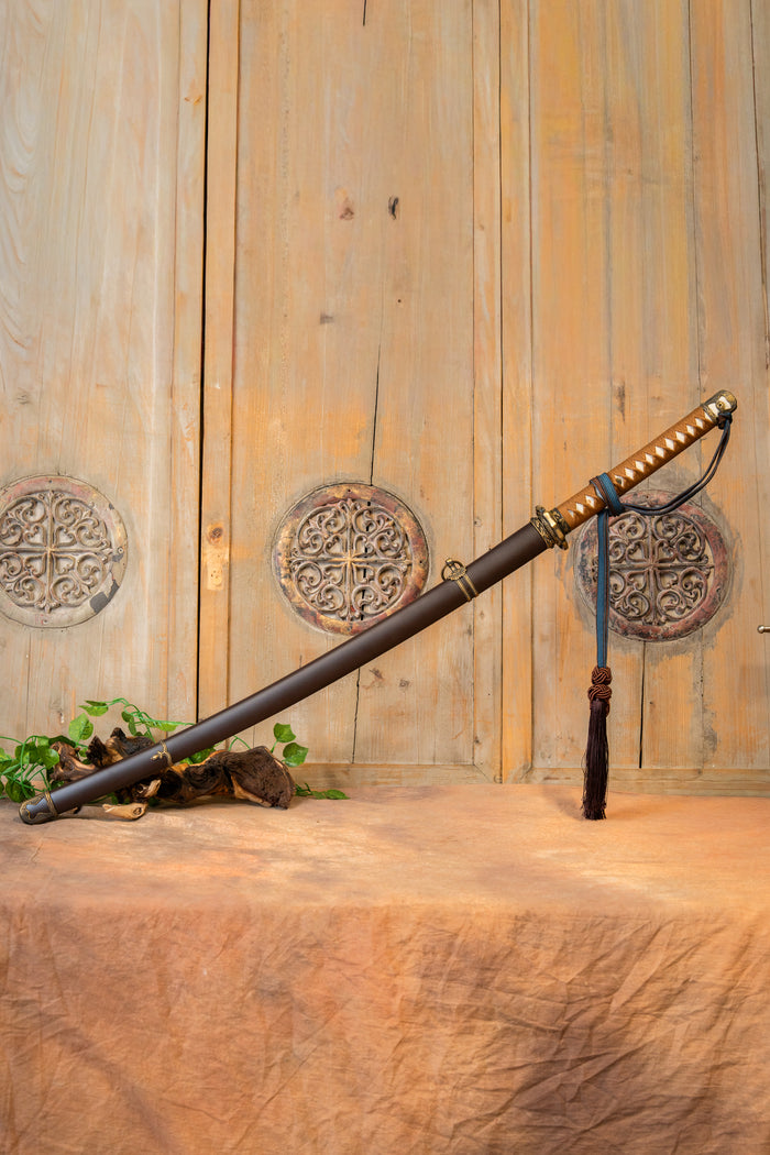 Gunto katana (militær katana), skarp