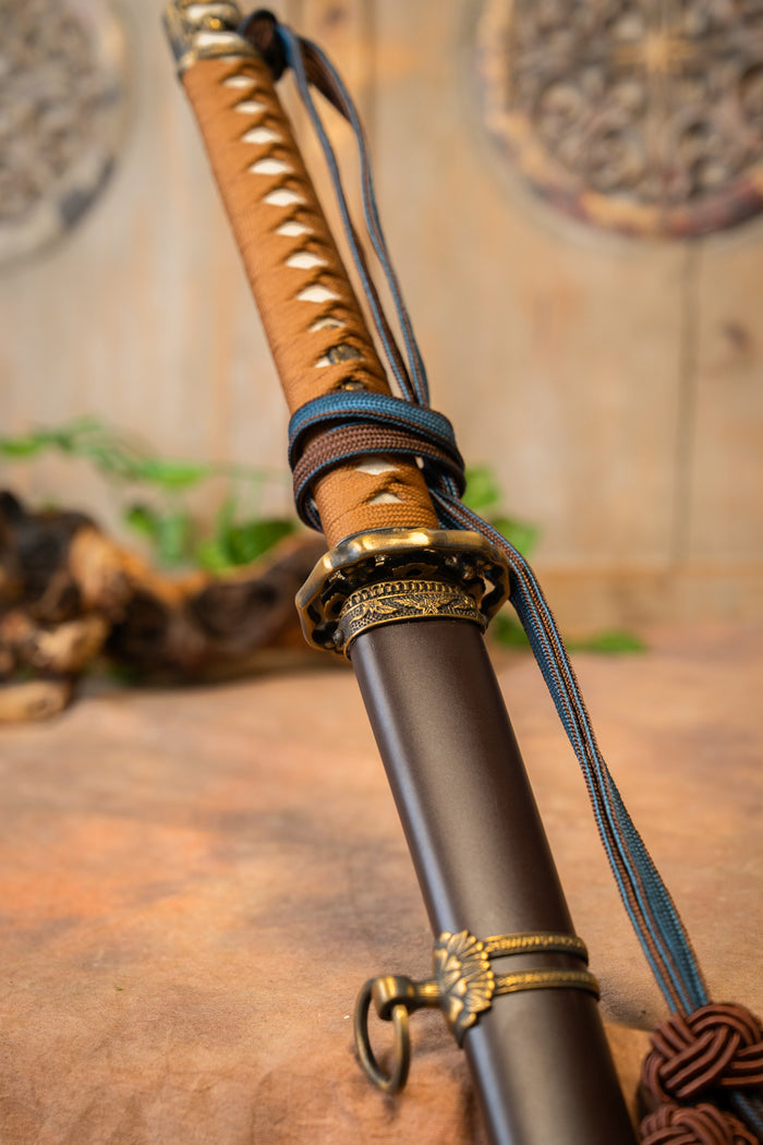 Gunto katana (militær katana), skarp