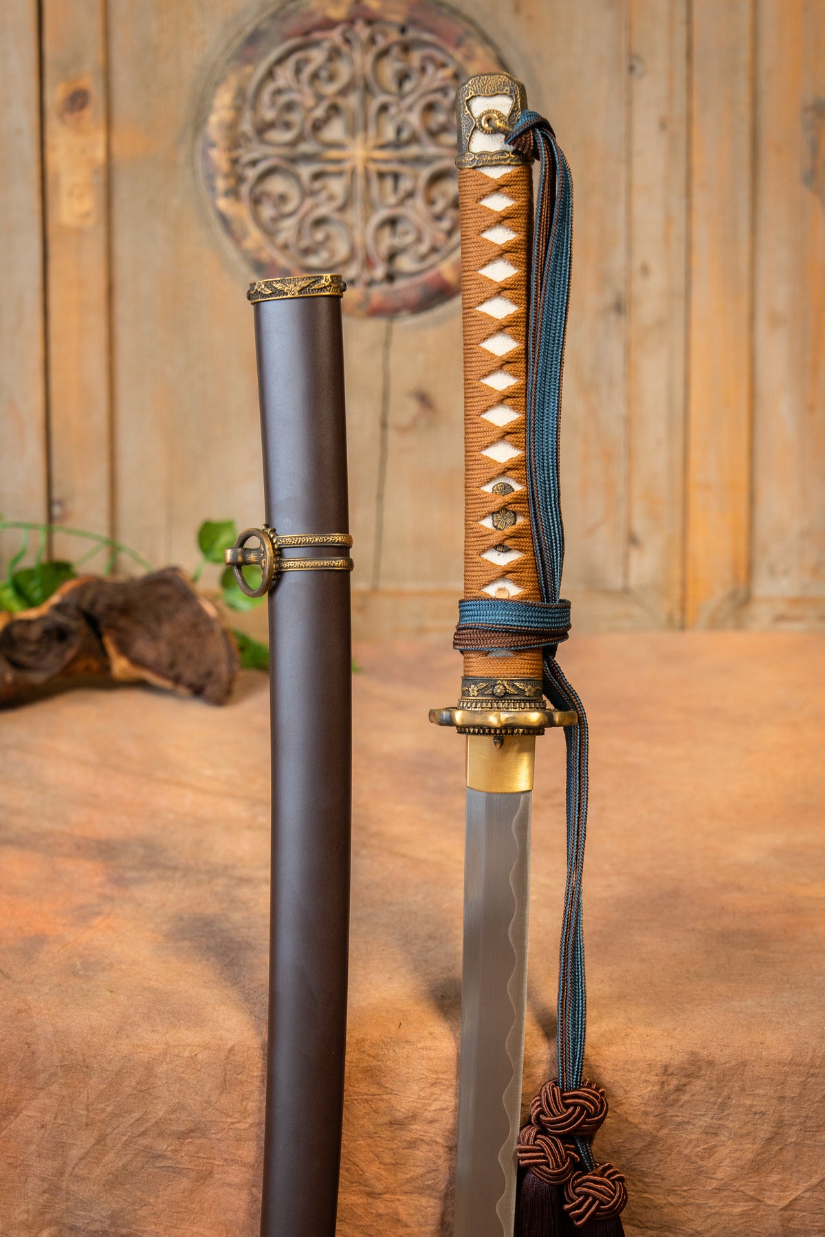 Gunto katana (militær katana), skarp