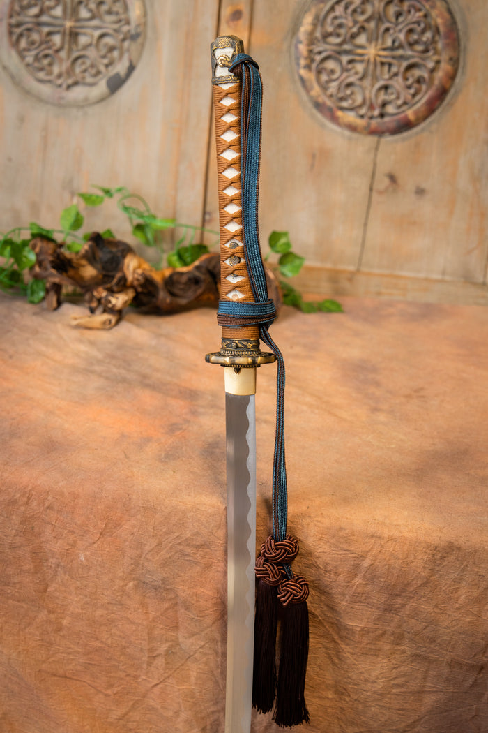 Gunto katana (militær katana), skarp