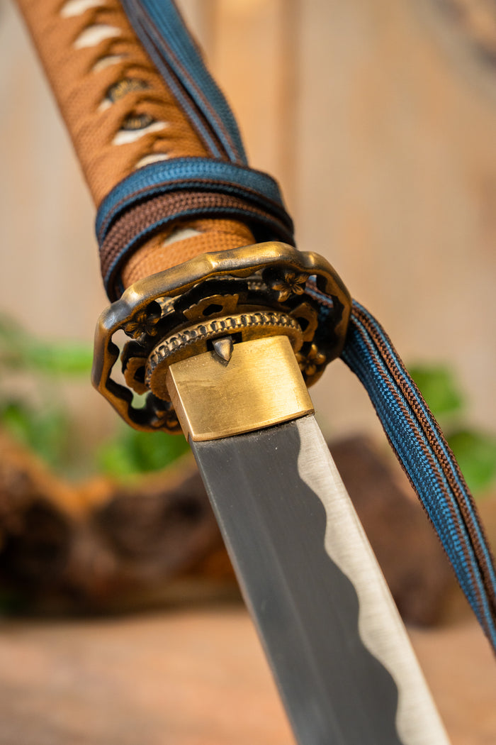 Gunto katana (militær katana), skarp