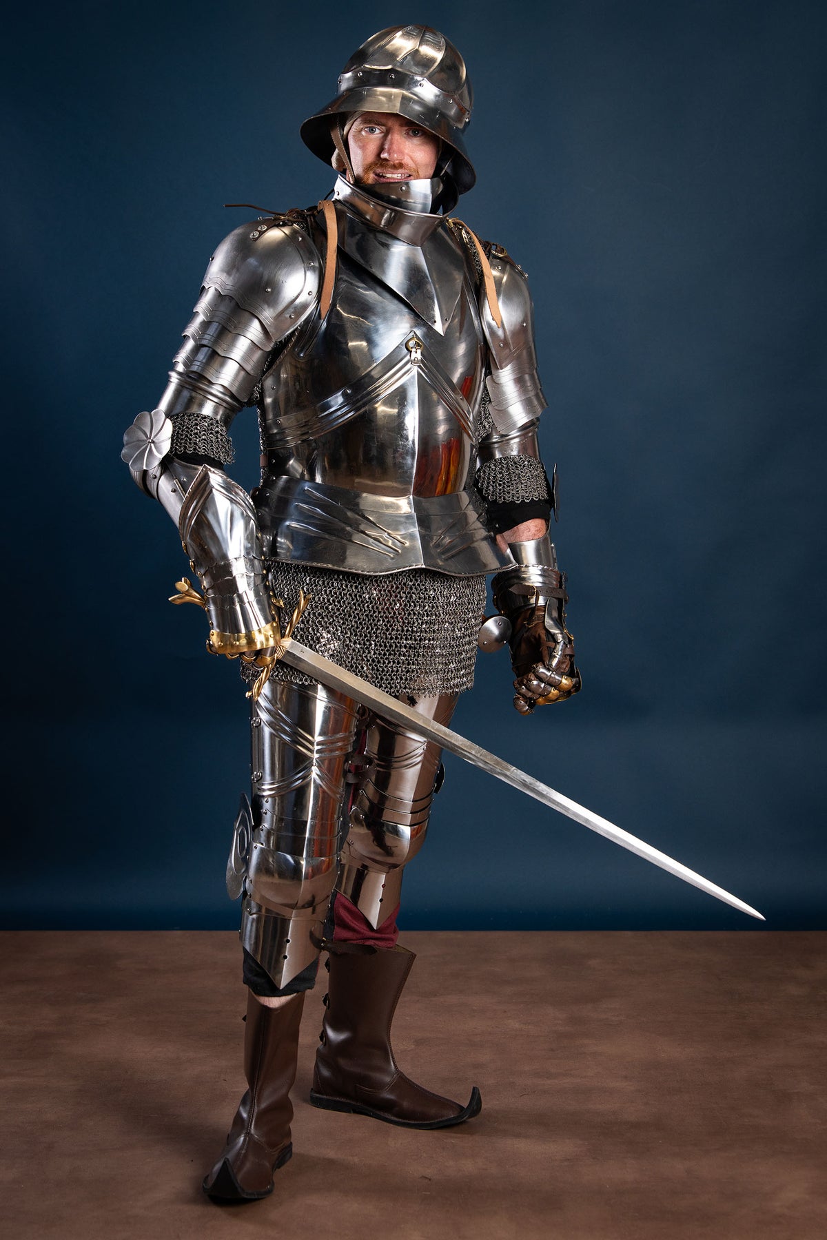 Gotisk benharnisk (1460–1500), 1,6 mm