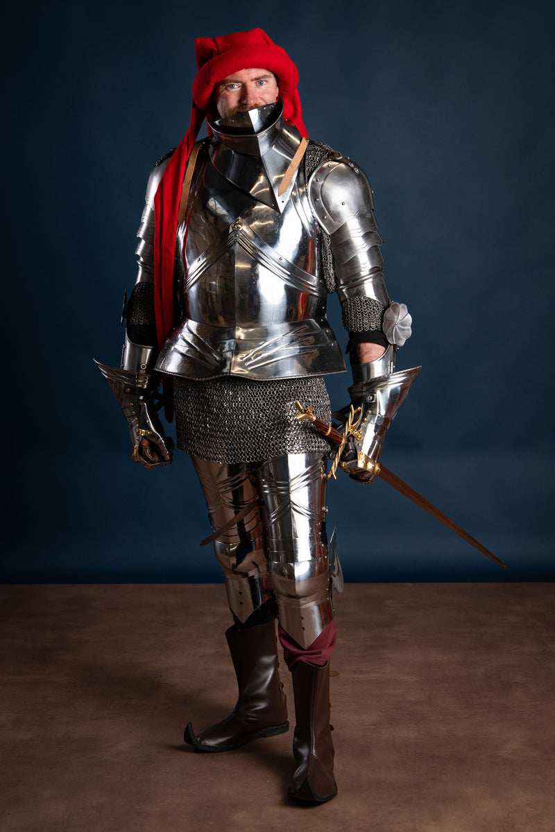 Poulaines medievales, marrón