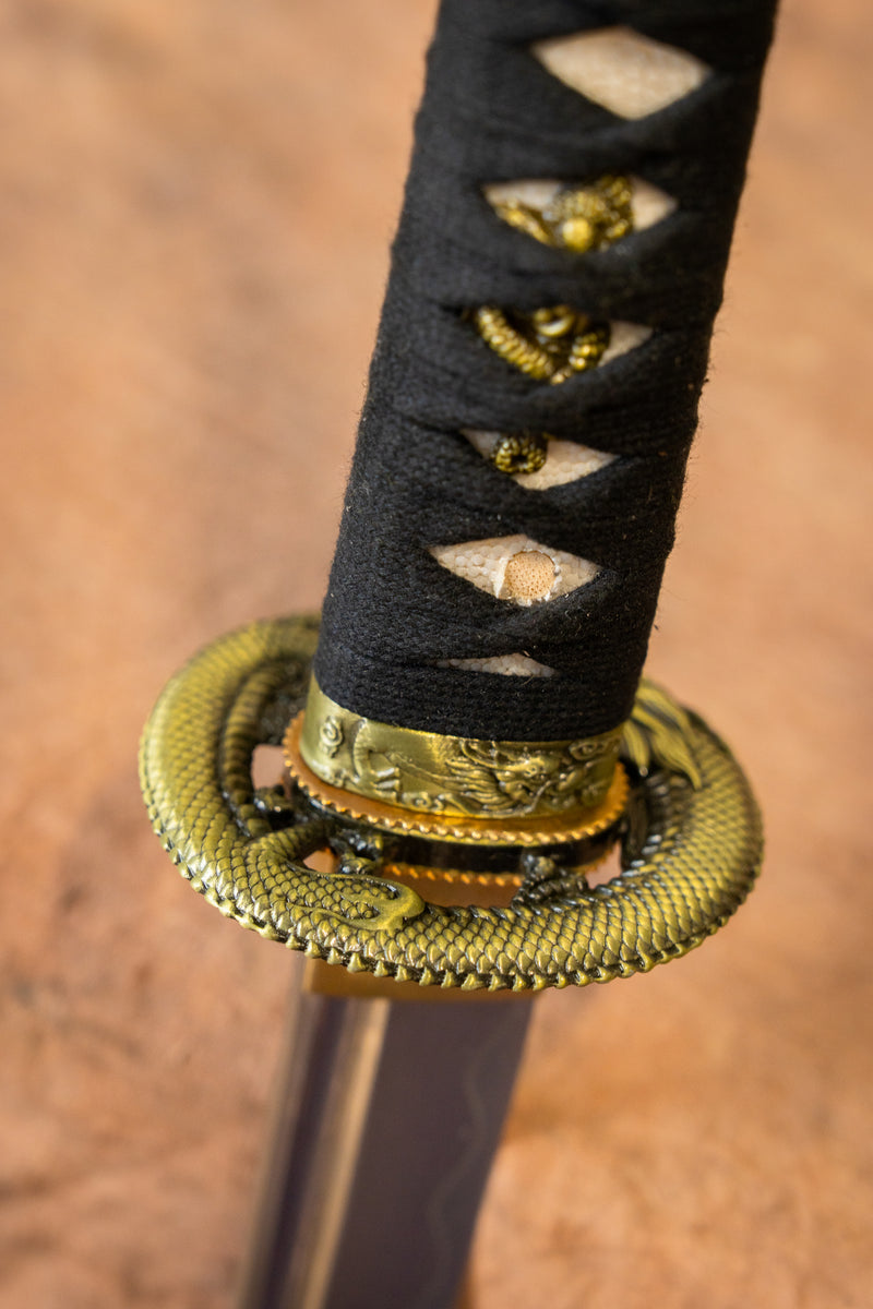 John Lee drage-wakizashi, skarp