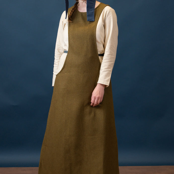Surcote Albrun, green, wool blend